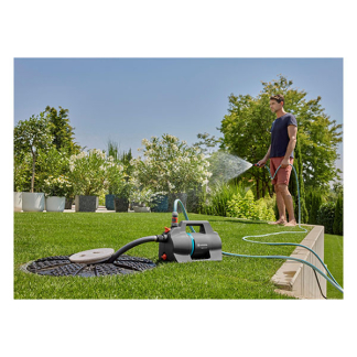 Gardena Besproeiingspomp | Gardena 5200 Silent | 5200 ltr/u (600W, 3.9 bar, Regenbestendig) 09084-20.000.00 K170114259 - 3