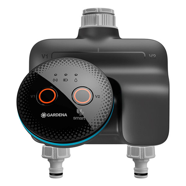 Gardena Bewateringssysteem | Gardena Smart Dual Water Control (App, Bluetooth, Automatiseringen, Stembediening) 19034-20.000.00 K170114281 - 2