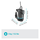 Gardena Dompelpomp | Gardena | 20.000 ltr/u (550 W, Schoon water, Vlotterschakelaar) 09016-47.000.00 K170100010 - 3