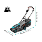 Gardena Elektrische grasmaaier | Gardena | PowerMax | 37 cm (1800W, 4 maaistanden, Opvangbak) 14637-20.000.00 K170106354 - 6