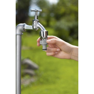 Gardena Koppelstuk kraan | Gardena | 21 mm (Anti-Splash) 18220-20 K170505276 - 