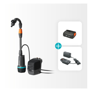 Gardena Regentonpomp | Gardena | 2400 ltr/u (Accu, 2500 mAh) 14605-20.000.00 K170114263 - 2