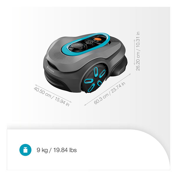 Gardena Robotmaaier | Gardena SILENO Sense 400 | 400 m² (App, AI, 57 dB) 19941-26.000.00 K170114282 - 7