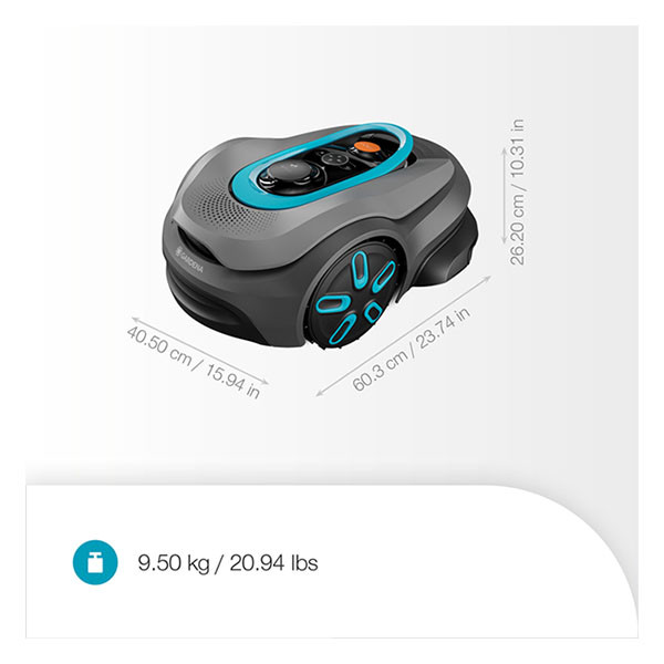 Gardena Robotmaaier | Gardena SILENO Sense 600 | 600 m² (App, AI, 57 dB) 19942-26.000.00 K170114283 - 6