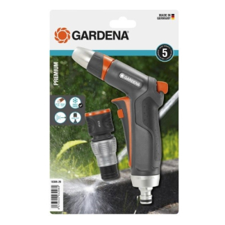 Gardena Spuitpistool tuinslang | Gardena | 2 standen (Snelle slangkoppeling, Ergonomisch, Traploos instelbaar, Vorstbescherming, Duurzaam) 18306-20 K170114197 - 