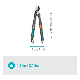 Gardena Takkenschaar | Gardena | Tot 67 cm (Telescopisch, Bypass) 12040-20.000.00 K170116806 - 4