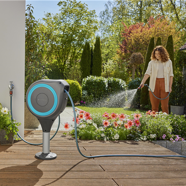 Gardena Tuinslang haspel | Gardena | 15 meter (Ø 11 mm, Grondbevestigingsplaat, Vergrendeling) 18605-20 K170114251 - 5