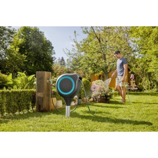 Gardena Tuinslanghaspel | Gardena | 20 meter (Ø 11 mm, Grondpen, Vergrendeling, Blauw) 18614-20 K170114168 - 