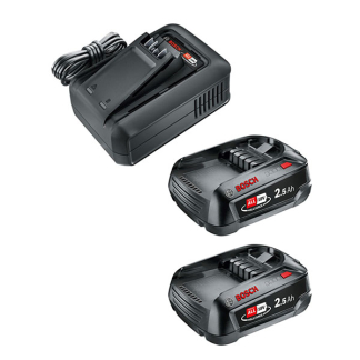 Gardena accu met oplader | Power For All | 2 stuks (18V, 2500 mAh) 14914-20.000.00 K170114270 - 1