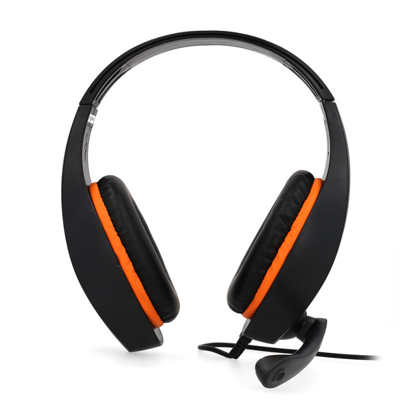 Gembird Gaming headset | Gembird | 2 meter (Bedraad, Jack 3.5 mm, Microfoon, Oranje/Zwart) GHS-05-O K170105053 - 2