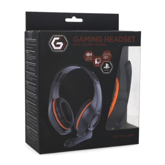 Gembird Gaming headset | Gembird | 2 meter (Bedraad, Jack 3.5 mm, Microfoon, Oranje/Zwart) GHS-05-O K170105053 - 3