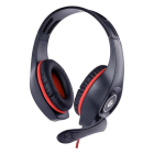 Gembird Gaming headset | Gembird | 2 meter (Bedraad, Jack 3.5 mm, Microfoon, Rood/Zwart) GHS-05-R K170105051 - 2