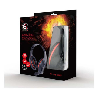 Gembird Gaming headset | Gembird | 2 meter (Bedraad, Jack 3.5 mm, Microfoon, Rood/Zwart) GHS-05-R K170105051 - 5