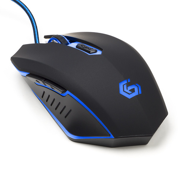 Gembird Gaming muis | Gembird (USB, 6-knops, 600-2400 dpi, Blauw) MUSG-001-B K101504019 - 1