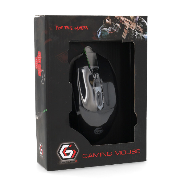 Gembird Gaming muis | Gembird (USB, 6-knops, 600-2400 dpi, Groen) MUSG-001-G K101504020 - 5