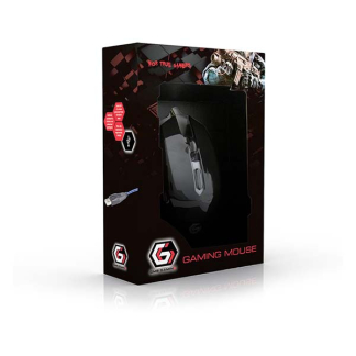 Gembird Gaming muis | Gembird (USB, 6-knops, 600-2400 dpi, Rood) MUSG-001-R K101504018 - 6