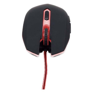 Gembird Gaming muis | Gembird (USB, 6-knops, 600-2400 dpi, Rood) MUSG-001-R K101504018 - 3