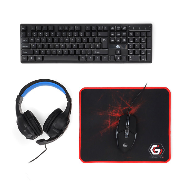 Gembird Gaming set | Gembird (Muis, Toetsenbord, Muismat, Headset, RGB) GGS-UMGL4-02 K101504013 - 3