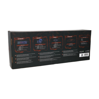Gembird Gaming set | Gembird (Muis, Toetsenbord, Muismat, Headset, RGB) GGS-UMGL4-02 K101504013 - 5