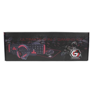 Gembird Gaming set | Gembird (RGB muis, Toetsenbord, Muismat, Headset, Rood/zwart) GGS-UMG4-02 K101504012 - 7