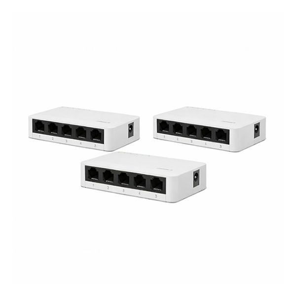 Gembird Gigabit switch | Gembird | 5 poorten | 3 stuks (1 Gbps)  V020610088 - 1