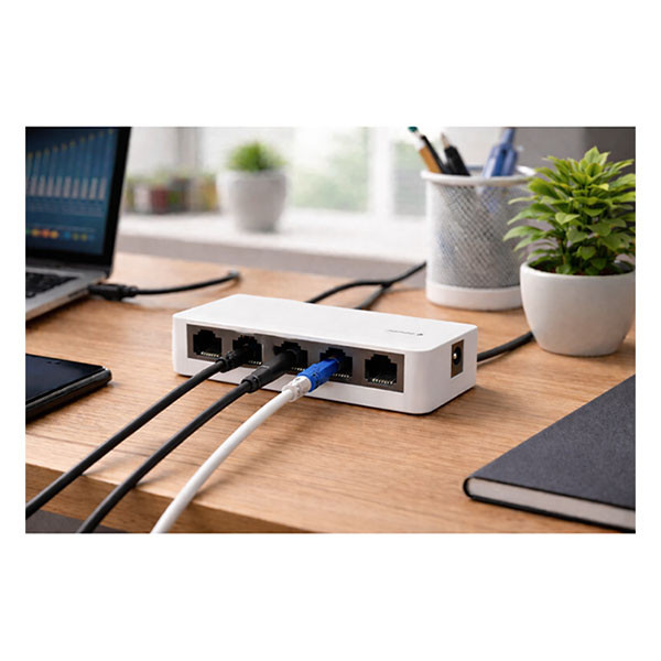 Gembird Gigabit switch | Gembird | 5 poorten (1 Gbps) NSW-G5-02 K020610088 - 3