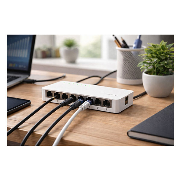 Gembird Gigabit switch | Gembird | 8 poorten (1 Gbps) NSW-G8-02 K020610089 - 3