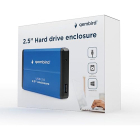 Gembird Harde schijf behuizing | Gembird | 2.5 inch (USB 3.0, SATA, Aluminum, Blauw) EE2-U3S-2-B K170302196 - 2