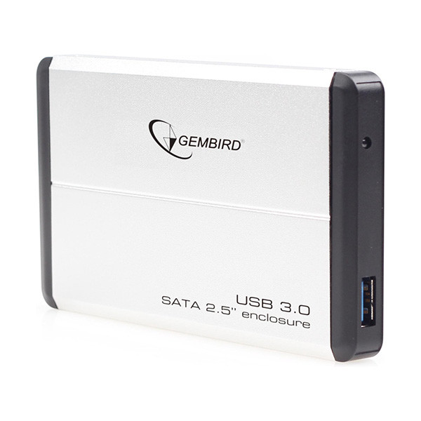 Gembird Harde schijf behuizing | Gembird | 2.5 inch (USB 3.0, SATA, Aluminum, Zilver) EE2-U3S-2-S K170302198 - 1