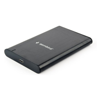 Gembird Harde schijf behuizing | Gembird | 2.5 inch (USB 3.1, SATA, Aluminium, Zwart) EE2-U3S-6 K170302193 - 1