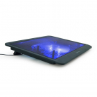 Gembird Laptopstandaard | Gembird | Tot 15 inch (Koelfunctie, USB-poort, LED) NBS-1F15-03 K101501115 Gembird Laptopstandaard | Gembird | Tot 15 inch (Koelfunctie, USB-poort, LED) NBS-1F15-03 K101501115