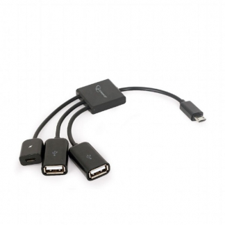 Gembird Micro USB hub | Gembird (2 x USB, 1 x Micro USB) UHB-OTG-02 K120200094 - 