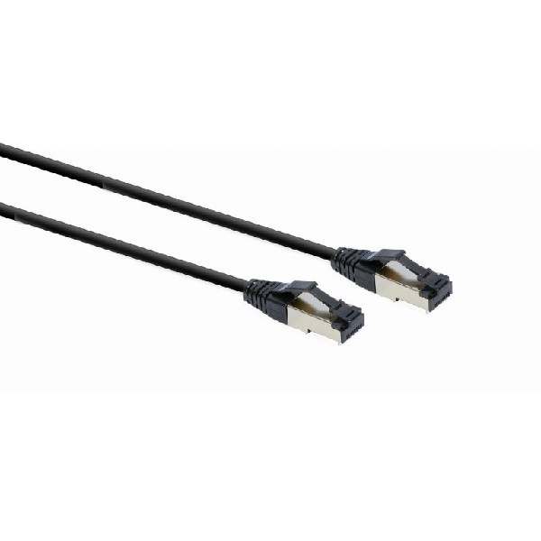 Gembird Netwerkkabel | Cat8 S/FTP | 10 meter (100% koper, LSZH, Zwart) PP8-LSZHCU-BK-10M K010605335 - 1