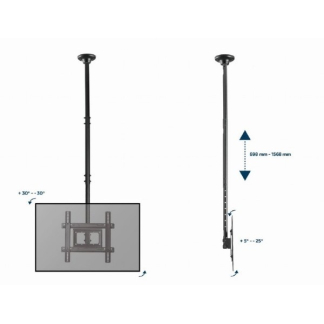 Gembird Plafondbeugel | Gembird | 23 tot 70 inch (Draai en kantelbaar, Max. 50 kg) CM-70ST-01 K101501151 - 4