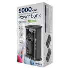 Gembird Powerbank | Gembird | 9000 mAh (USB C, USB A, 20W) PB09-TQC3-01 K105005199 - 3
