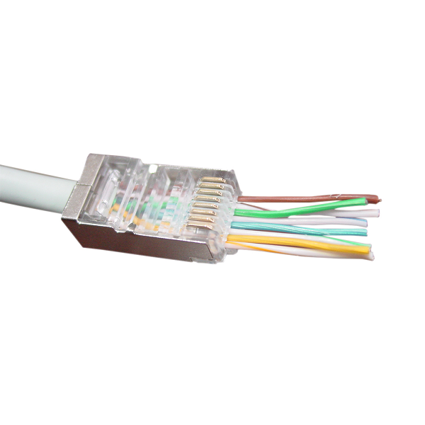 Gembird RJ45 connector Cat6 | FTP (Voor stugge en soepele kern, Doorsteekmontage, 50 stuks) LC-PTF-01/50 K060302292 - 1