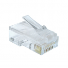 RJ45 connector Cat6 | UTP (Voor stugge kern, 100 stuks)