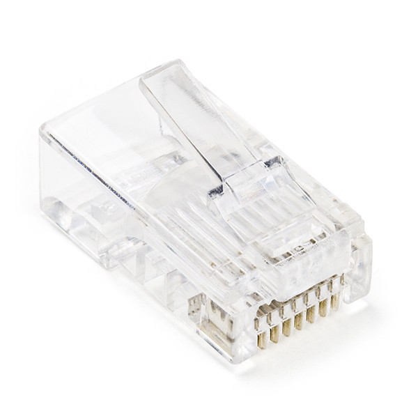 Gembird RJ45 connector Cat6 | U/UTP (Voor stugge en soepele kern, Doorsteekmontage, 10 stuks) LC-PTU-01/10 K060302288 - 1