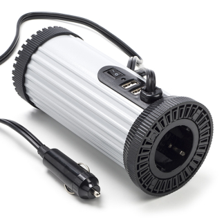 Gembird Spanningsomvormer | Energenie | 150W (12V naar 230V, 2x USB A) EG-PWC150-01 K170402008 - 1