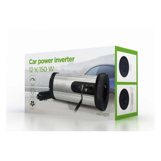 Gembird Spanningsomvormer | Energenie | 150W (12V naar 230V, 2x USB A) EG-PWC150-01 K170402008 - 4