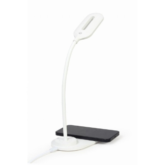 Gembird Tafellamp | Gembird (Draadloze Qi oplader, LED, Dimbaar, Touchbediening, 2700-7072K, Wit) TA-WPC10-LED-01-W K150204380 - 