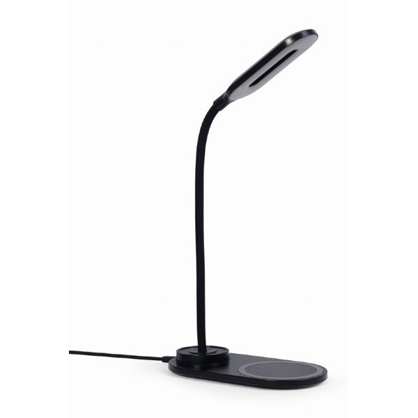 Gembird Tafellamp | Gembird (Draadloze Qi oplader, led, Dimbaar, Touchbediening, 2700-7072K, Zwart) TA-WPC10-LED-01 K150204379 - 1