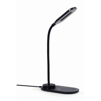 Gembird Tafellamp | Gembird (Draadloze Qi oplader, led, Dimbaar, Touchbediening, 2700-7072K, Zwart) TA-WPC10-LED-01 K150204379