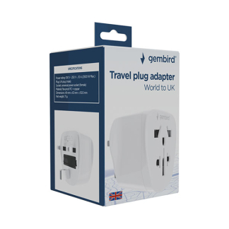 Gembird Wereldstekker | Gembird | Wereld naar Type G (Geaard) A-AC-UKMINTF K050801091 - 8