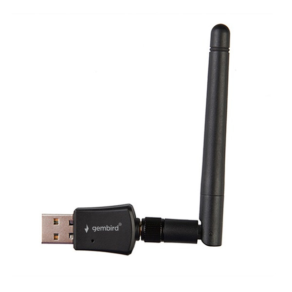 Gembird Wifi dongle | Gembird (USB A, 2.4 GHz, 300 Mbps, Antenne) WNP-UA300P-02 K060302239 - 1