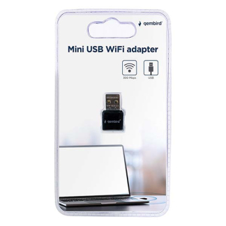 Gembird Wifi dongle | Gembird (USB A, 2.4 GHz, 300 Mbps) WNP-UA300-01 K060302238 - 4