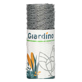 Giardino Kippengaas | Giardino | 10 m x 50 cm (Maaswijdte 13 x 13 mm, Metaal, Zilver) 3940051 K170105627 - 2