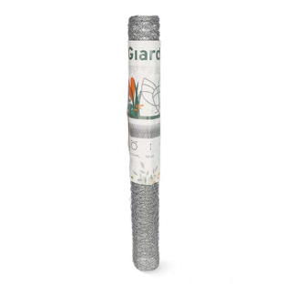 Giardino Kippengaas | Giardino | 2.5 m x 50 cm (13 x 13 mm, Metaal, Zilver) 3940021 K170105625 - 3
