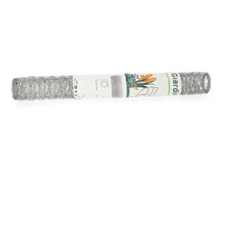 Giardino Kippengaas | Giardino | 2.5 m x 50 cm (25 x 25 mm, Metaal, Zilver) 3940031 K170105631