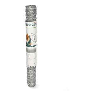 Giardino Kippengaas | Giardino | 2.5 m x 50 cm (25 x 25 mm, Metaal, Zilver) 3940031 K170105631 - 3